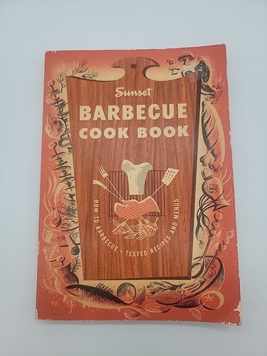 Sunset barbecue cook - sunset, book